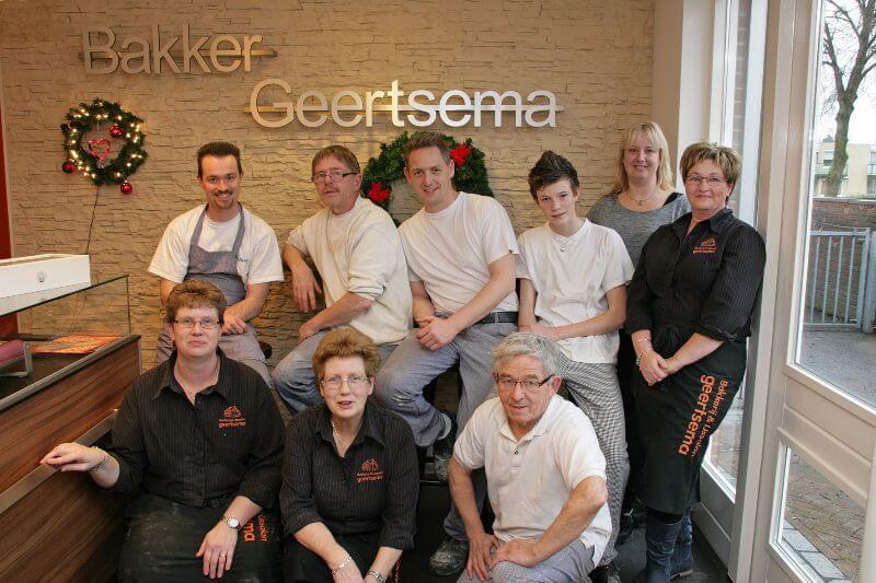 Het team van Bakkerij Geertsema